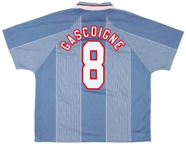 Umbro 1996-97 England Away Shirt Gascoigne #8 - 6/10 - (XXL)