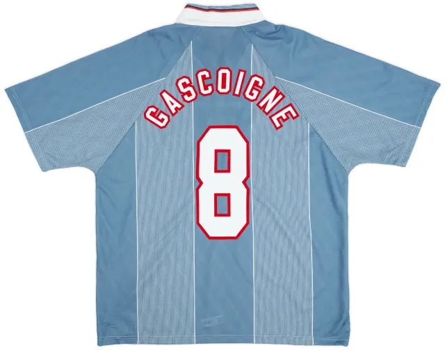 Umbro 1996-97 England Away Shirt Gascoigne #8 - 9/10 - (XL)