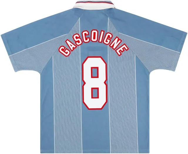 Umbro 1996-97 England Away Shirt Gascoigne #8 - 8/10 - (L)