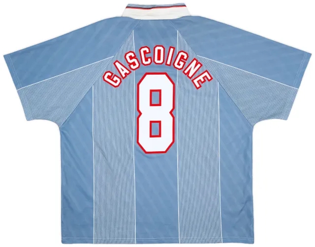 Umbro 1996-97 England Away Shirt Gascoigne #8 - 9/10 - (XXL)
