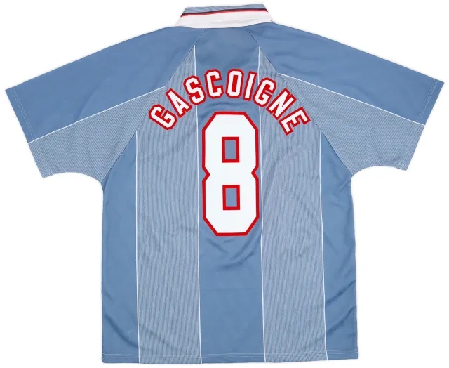 Umbro 1996-97 England Away Shirt Gascoigne #8 - 9/10 - (L)