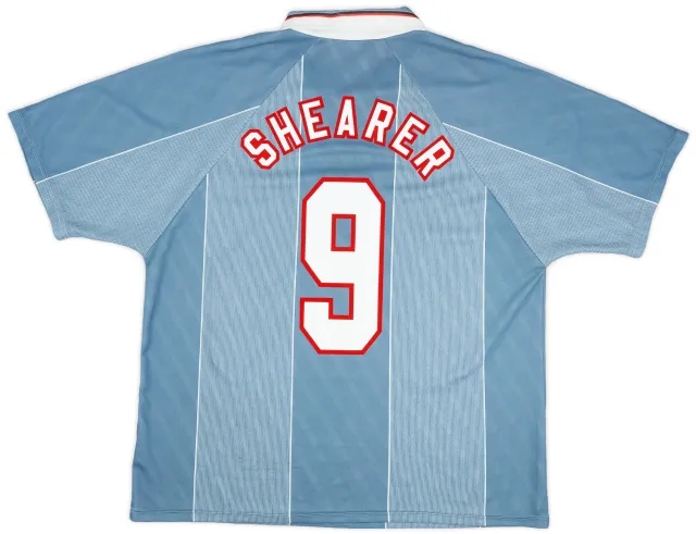 Umbro 1995-97 England Away Shirt Shearer #9 - 8/10 - (XL)