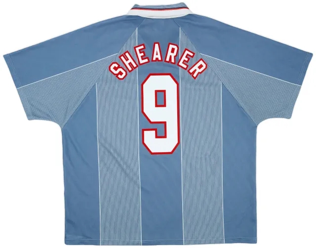 Umbro 1996-97 England Away Shirt Shearer #9 - 8/10 - (XXL)