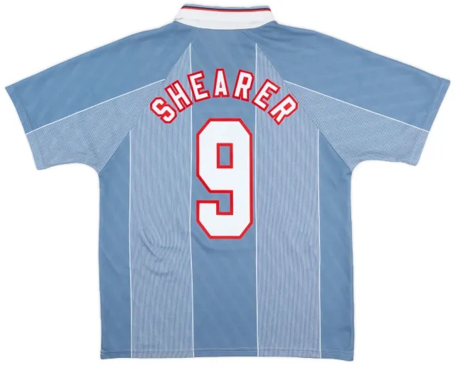 Umbro 1996-97 England Away Shirt Shearer #9 - 8/10 - (L)