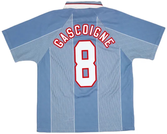Umbro 1996-97 England Away Shirt Gascoigne #8 - 9/10 - (L)