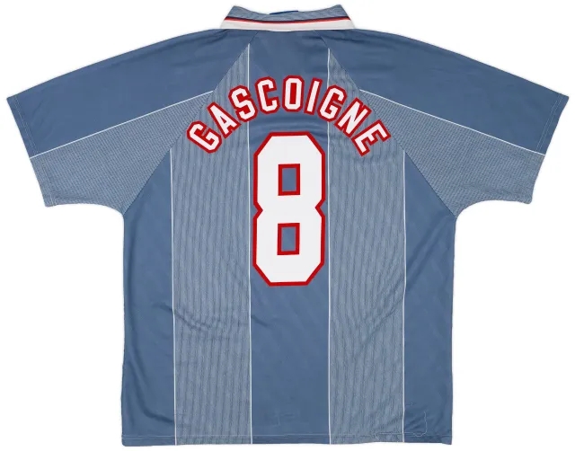 Umbro 1996-97 England Away Shirt Gascoigne #8 - 6/10 - (XL)