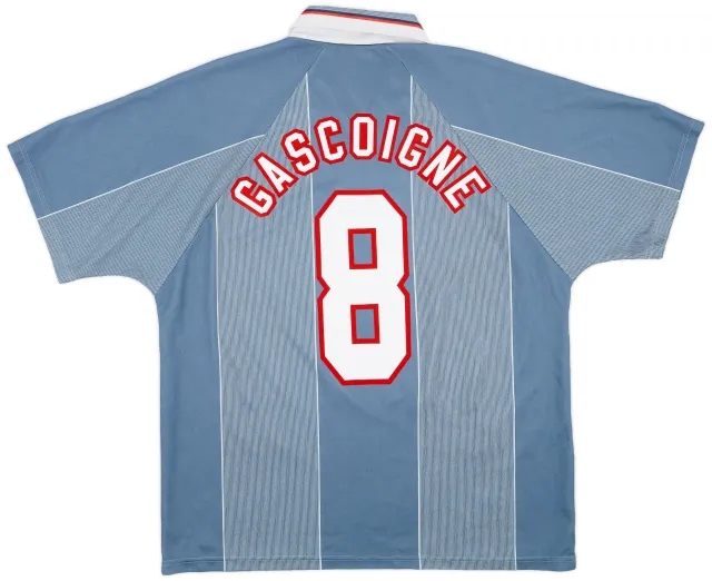 Umbro 1996-97 England Away Shirt Gascoigne #8 - 9/10 - (XL)
