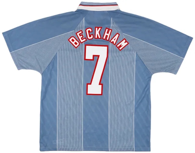 Umbro 1996-97 England Away Shirt Beckham #7 - 8/10 - (XL)