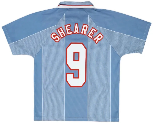 Umbro 1996-97 England Away Shirt Shearer #9 - 9/10 - (M)