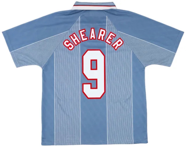 Umbro 1996-97 England Away Shirt Shearer #9 - 9/10 - (L)