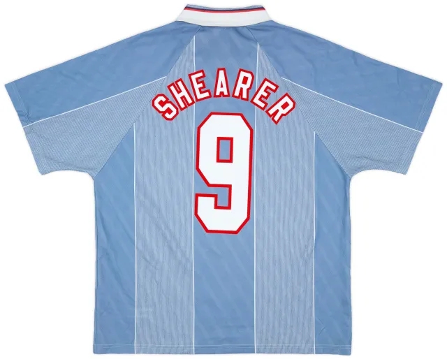 Umbro 1996-97 England Away Shirt Shearer #9 - 8/10 - (XL)