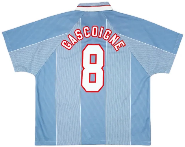 Umbro 1996-97 England Away Shirt Gascoigne #8 - 8/10 - (XXL)