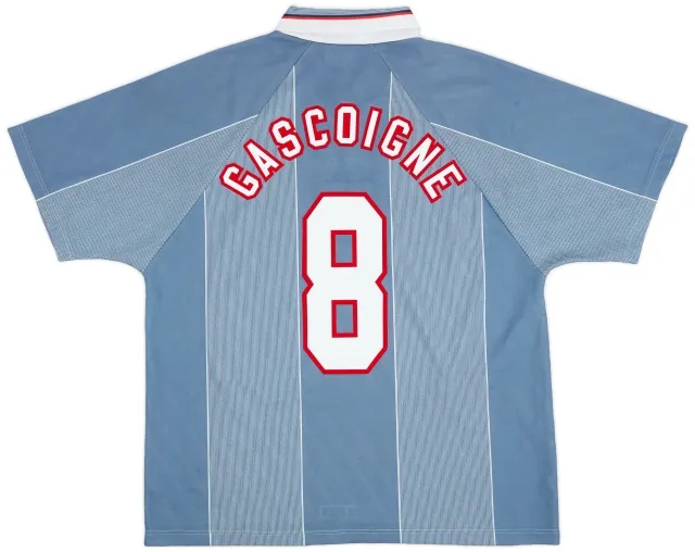 Umbro 1996-97 England Away Shirt Gascoigne #8 - 9/10 - (XL)
