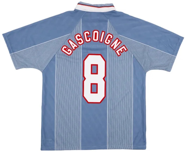 Umbro 1996-97 England Away Shirt Gascoigne #8 - 9/10 - (L)