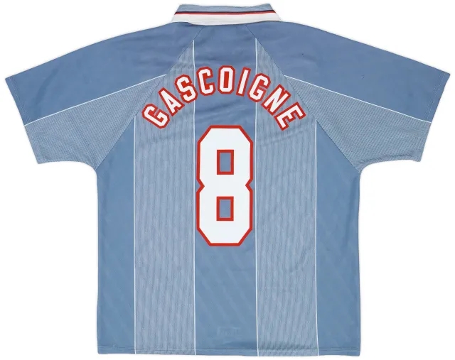 Umbro 1996-97 England Away Shirt Gascoigne #8 - 5/10 - (XL)