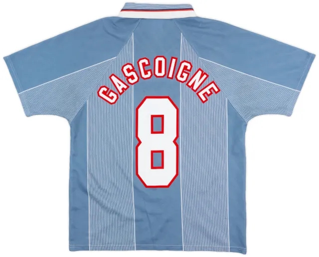 Umbro 1996-97 England Away Shirt Gascoigne #8 - 8/10 - (M)