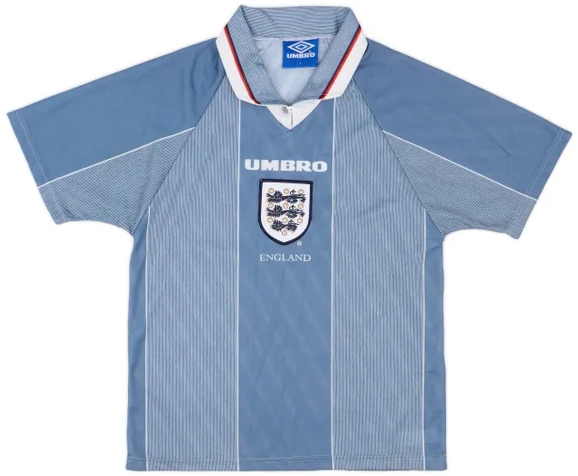 Umbro 1996-97 England Away Shirt - 9/10 - (Y)