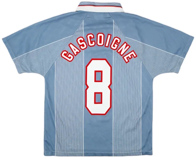 Umbro 1996-97 England Away Shirt Gascoigne #8 - 6/10 - (M)