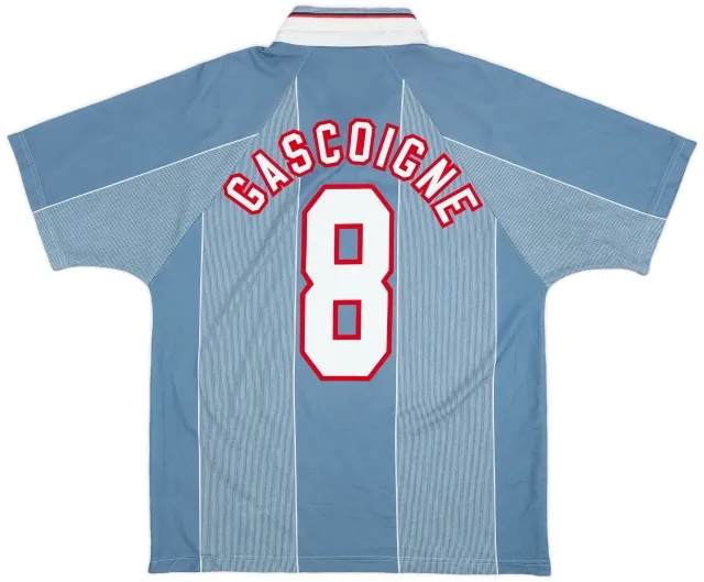 Umbro 1996-97 England Away Shirt Gascoigne #8 - 6/10 - (L)