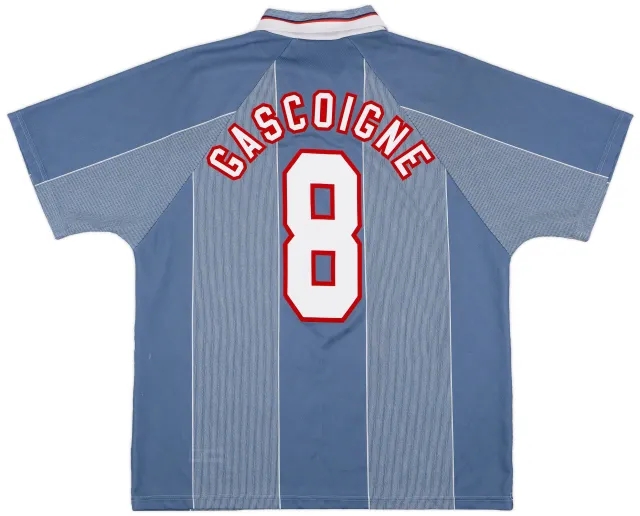 Umbro 1996-97 England Away Shirt Gascoigne #8 - 9/10 - (XL)