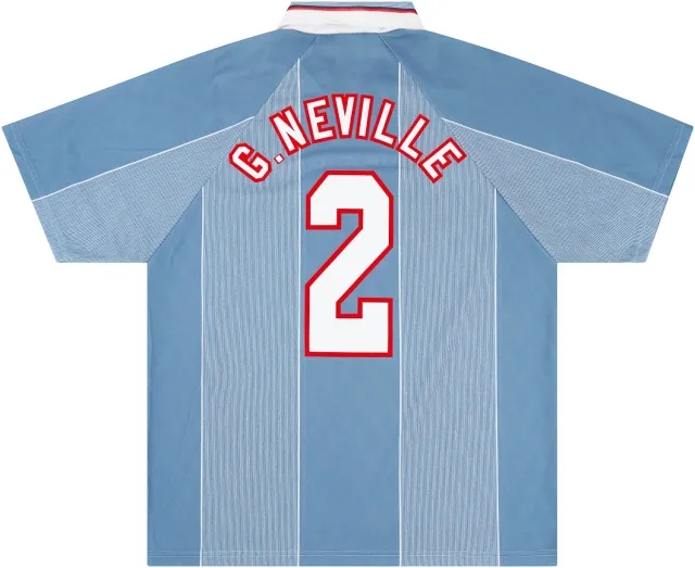 Umbro 1996-97 England Away Shirt G.Neville #2 - 8/10 - (XL)