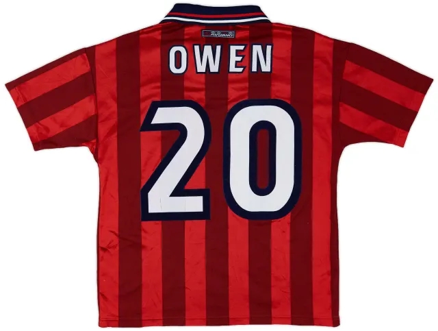 Umbro 1997-99 England Away Shirt Owen #20 - 8/10 - (XL.Boys)