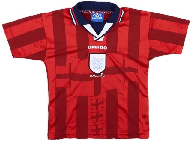 Umbro 1997-99 England Away Shirt - 7/10 - (S.Boys)