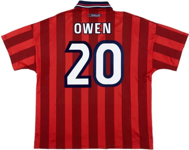 Umbro 1997-99 England Away Shirt Owen #20 - 8/10 - (XXL)