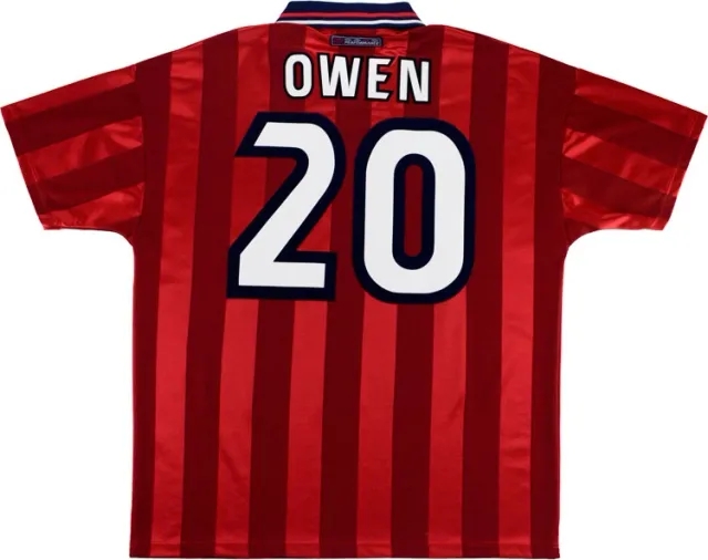 Umbro 1997-99 England Away Shirt Owen #20 - 8/10 - (XL)