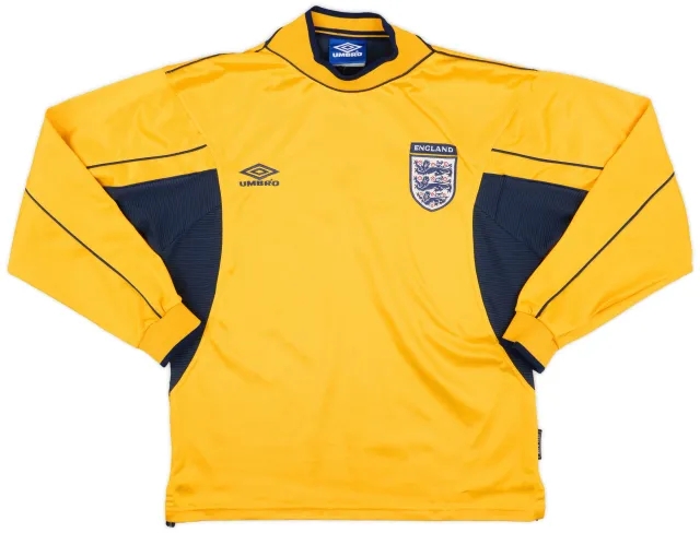 Umbro 1999-01 England GK Shirt - 9/10 - (Y)