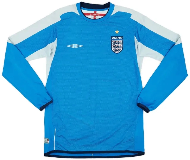 Umbro 2004-06 England GK L/S Shirt - 5/10 - (S)