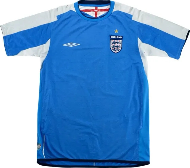 Umbro 2003-05 England GK S/S Shirt - 8/10 - S