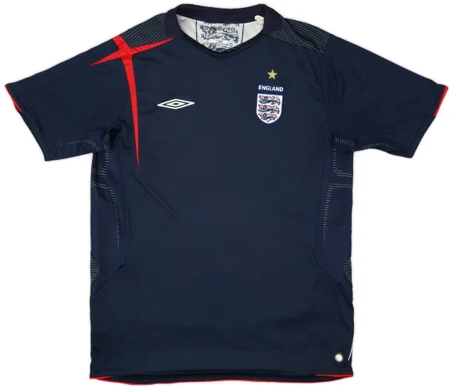 Umbro 2005-06 England GK S/S Shirt - 9/10 - (L)
