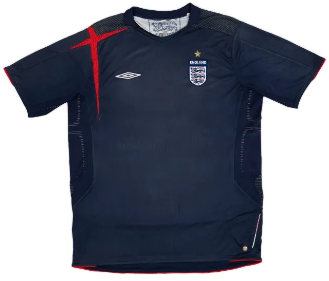Umbro 2005-06 England GK S/S Shirt - 6/10 - (XL)