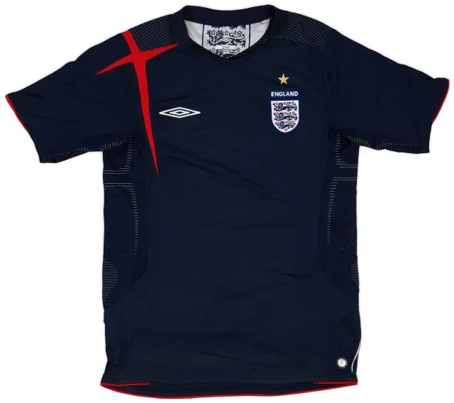 Umbro 2005-06 England GK S/S Shirt - 8/10 - (S)