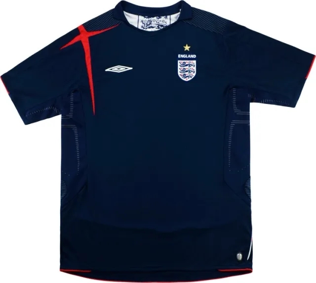 Umbro 2005-06 England GK S/S Shirt - 8/10 - (S)