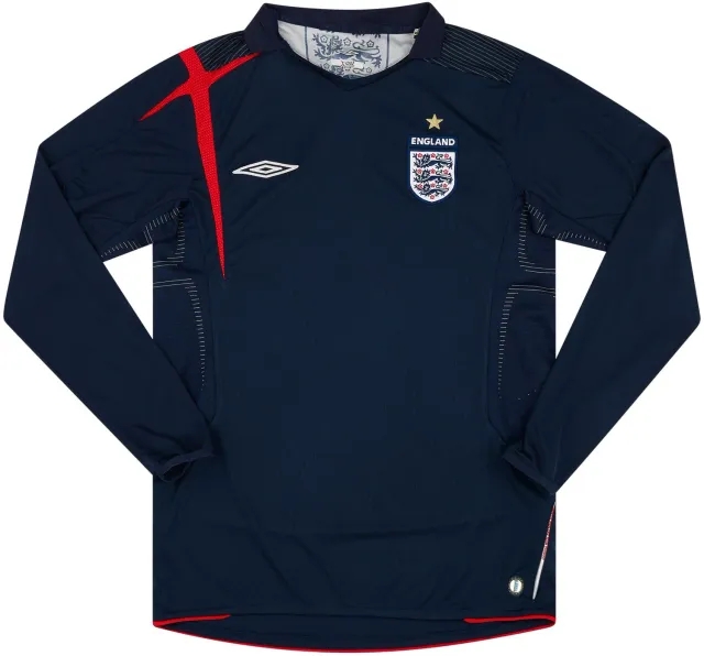 Umbro 2005-06 England GK Shirt - 8/10 - (S)