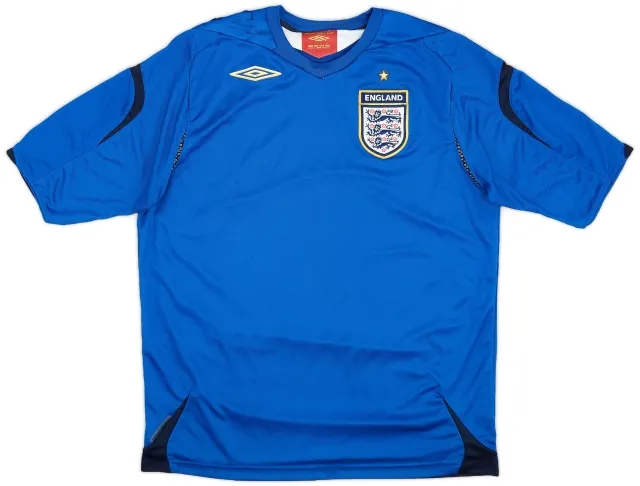 Umbro 2006-08 England GK S/S Shirt - 9/10 - (L)