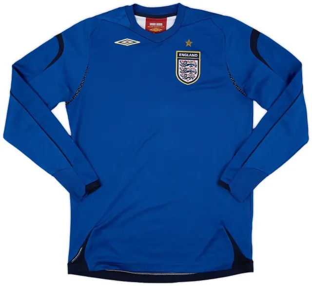 Umbro 2006-08 England GK Shirt - 7/10 - (XL.Boys)