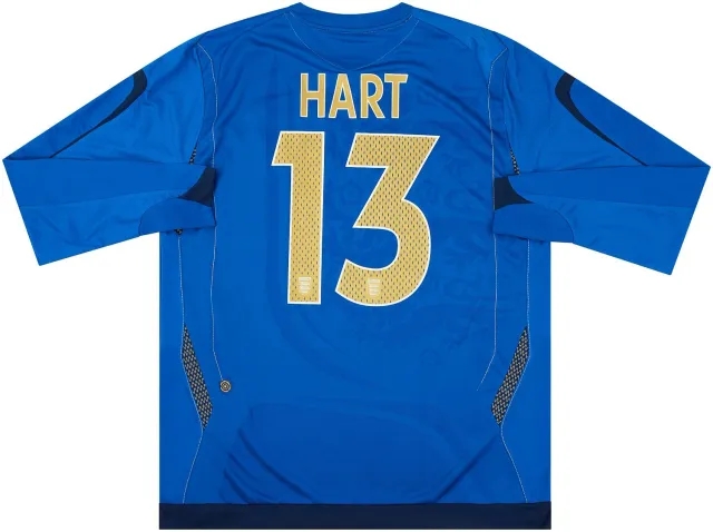 Umbro 2007-08 England U-21 Match Issue GK Shirt Hart #13