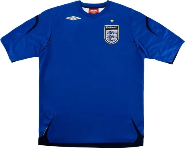Umbro 2006-08 England GK S/S Shirt - 8/10 - (L)