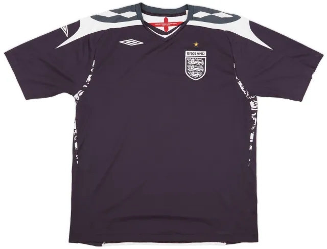 Umbro 2007-09 England GK S/S Shirt - 7/10 - (XXL)