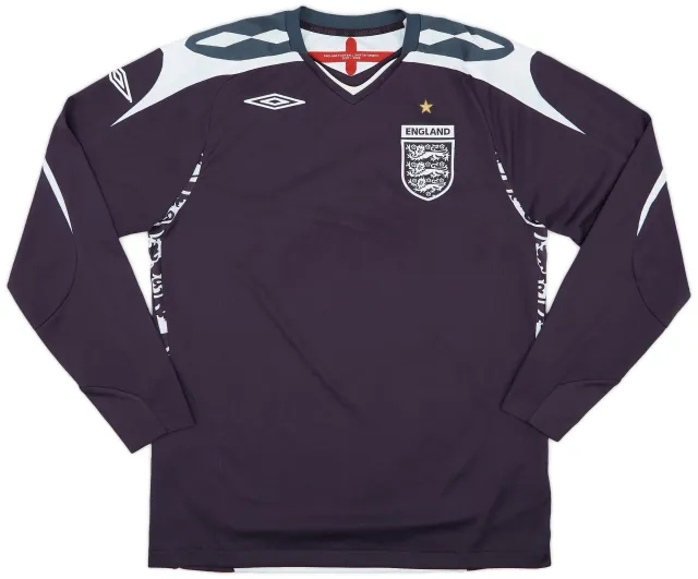 Umbro 2007-09 England GK Shirt - 6/10 - (M)