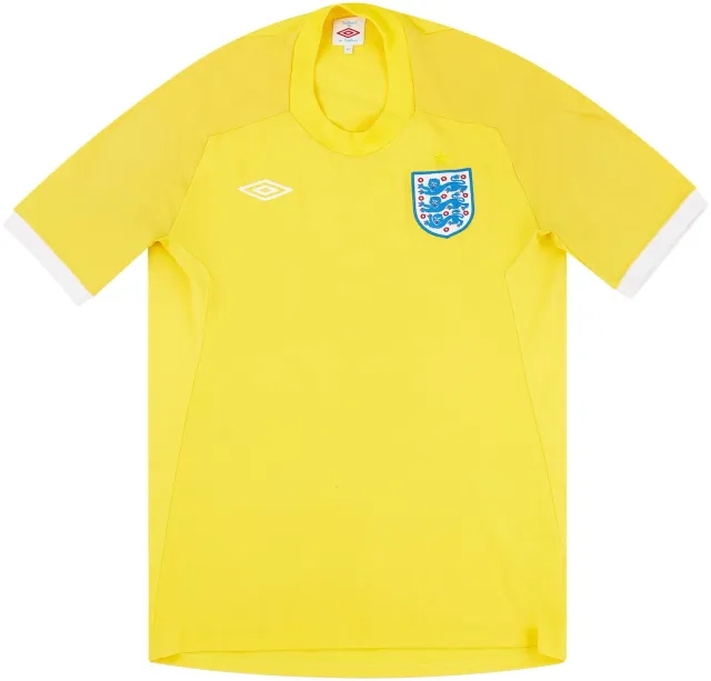 Umbro 2010-11 England GK S/S Shirt - 8/10 - (M)