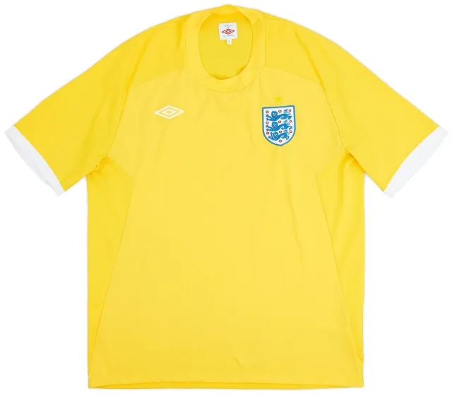 Umbro 2010-11 England GK S/S Shirt - 8/10 - (XL)