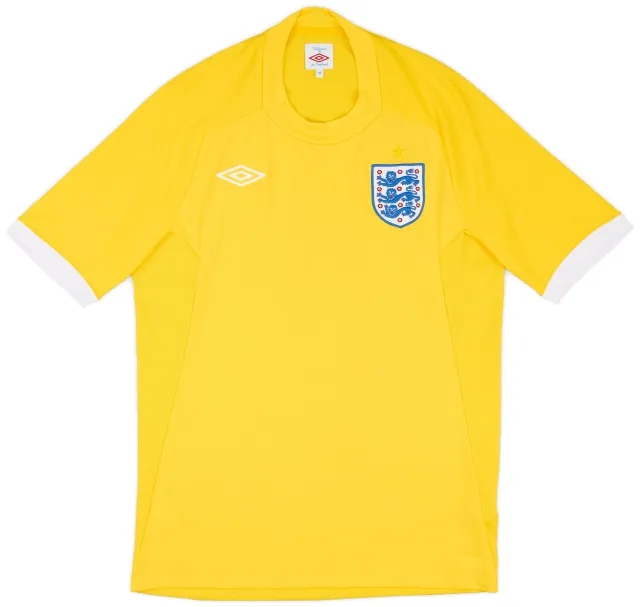Umbro 2010-11 England GK S/S Shirt - 8/10 - (M)