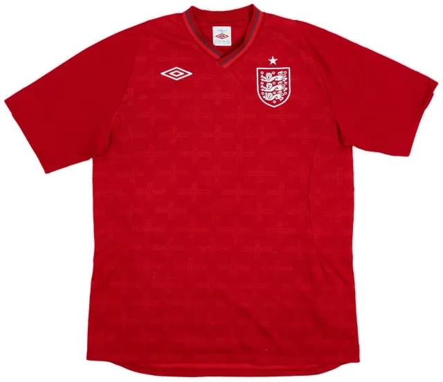 Umbro 2012-13 England GK Away S/S Shirt - 8/10 - (L)