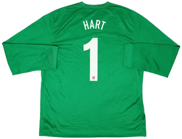 Nike 2013 England GK 150th Anniversary Shirt Hart #1 - 7/10 - (XL)