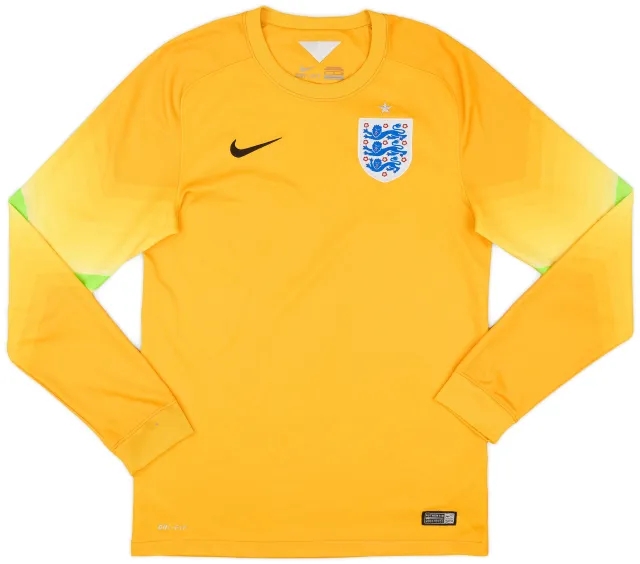 Nike 2014-15 England GK Home Shirt - 7/10 - (S)
