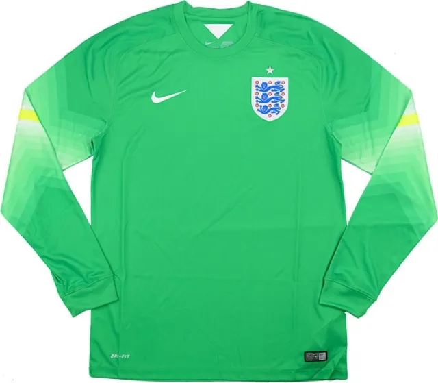 Nike 2014-15 England GK Home Shirt - 6/10 - (L)